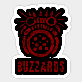 Mad Max Buzzards Logo - Weathered Sticker